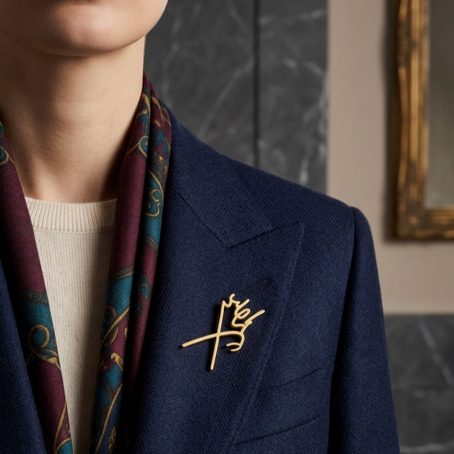 Royal Signature Pin (Gold)