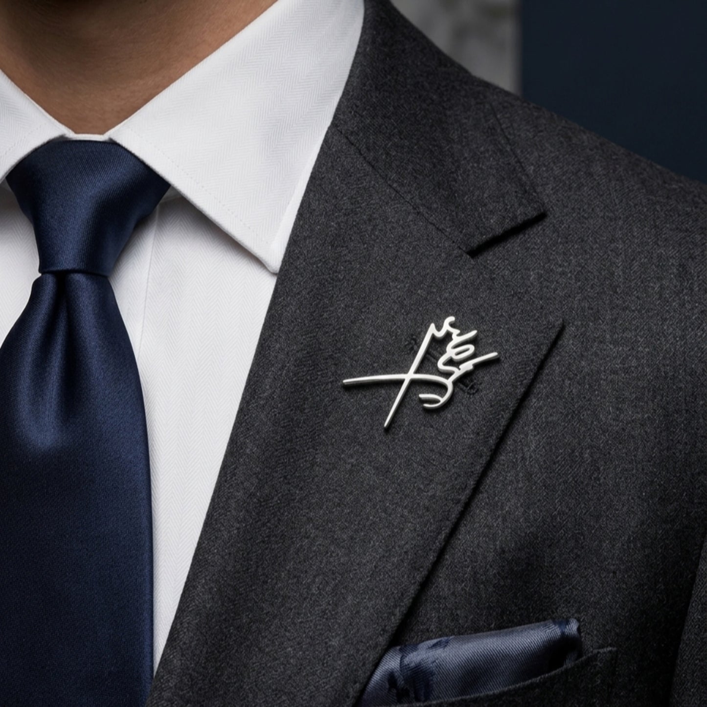 Royal Signature Pin (Silver)