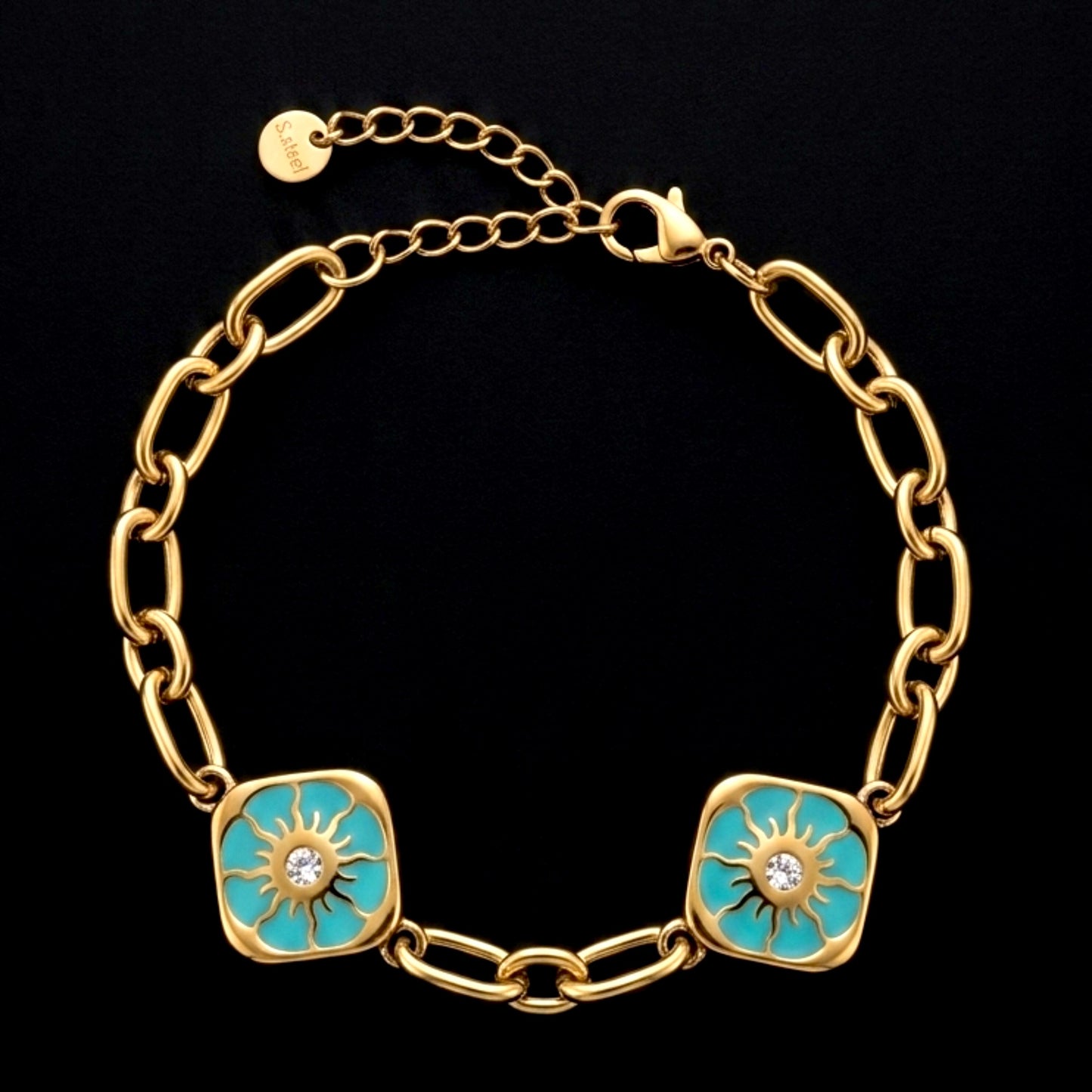 Turquoise Sun Bracelet