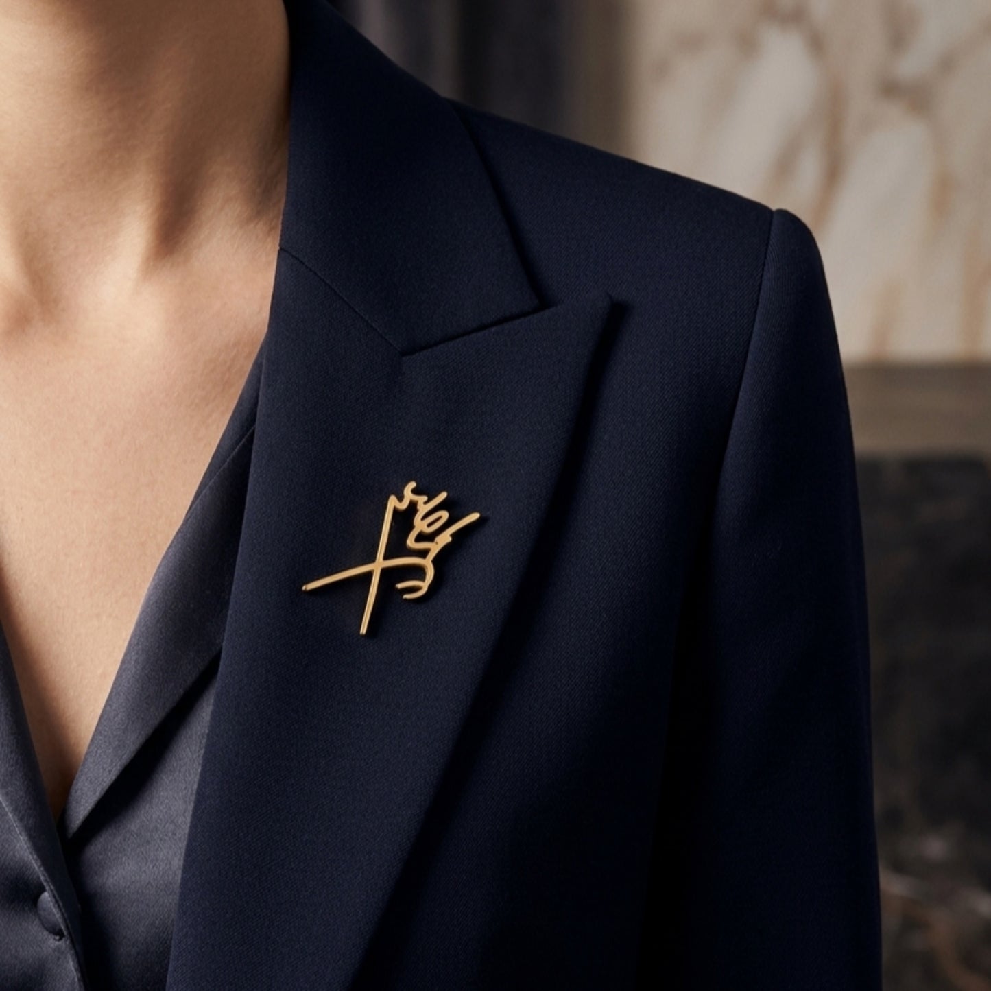Royal Signature Pin (Gold)