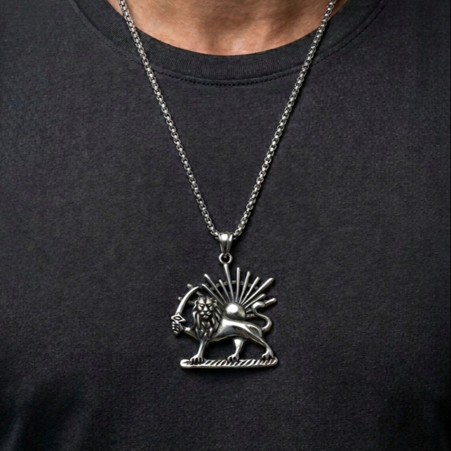 Lion & Sun Emblem