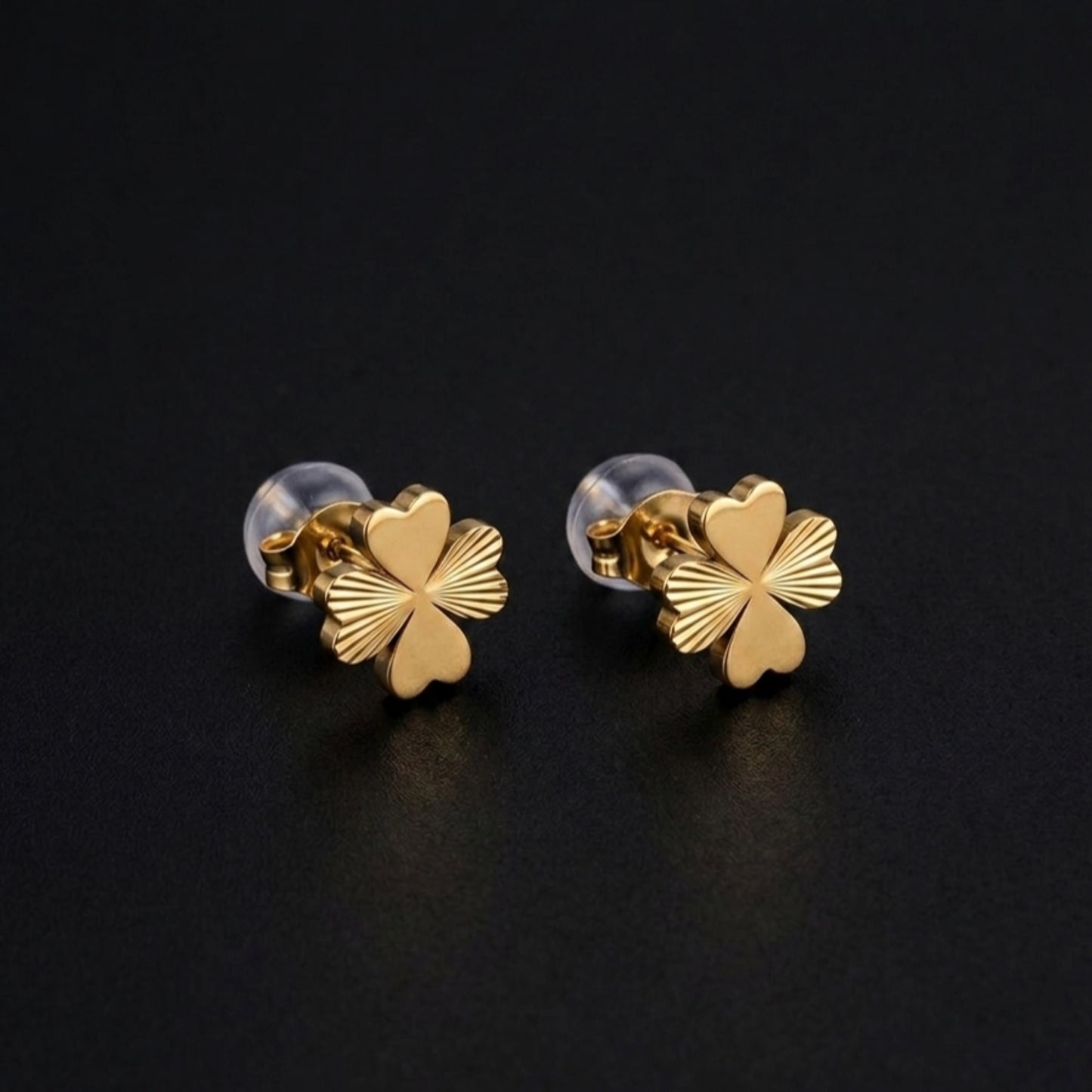 Golden Clover Earrings
