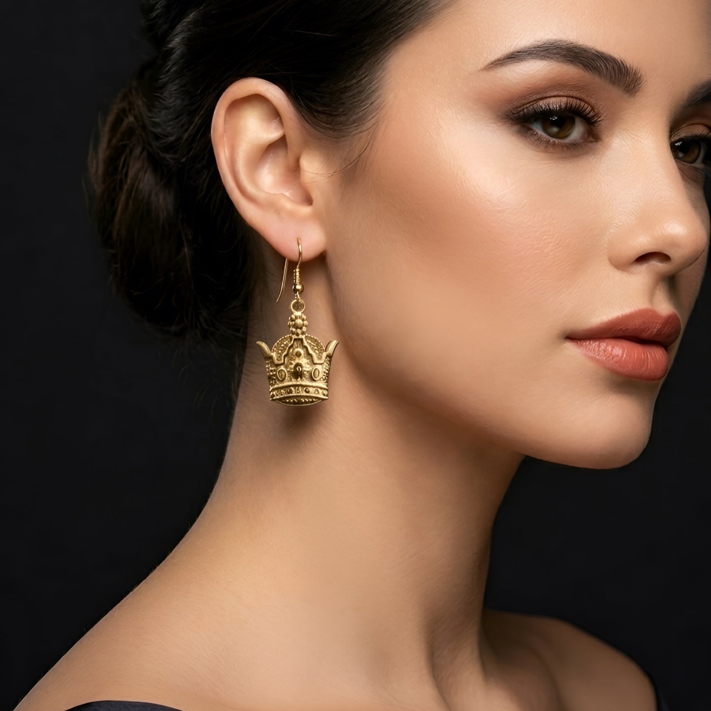 Royal Crown Earrings